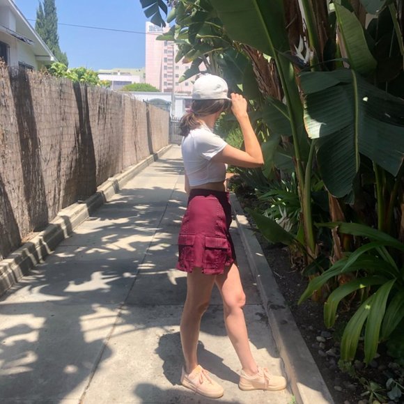 IVY PARK US 10 Adidas Maroon skirt - Picture 10 of 10